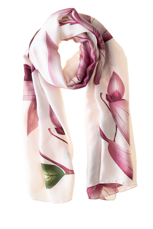 Mulberry Blossom  Polyester Scarf