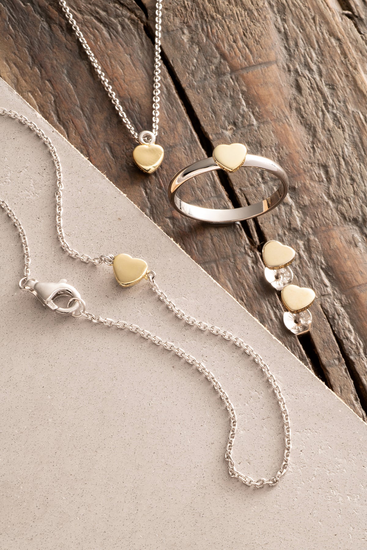 Heart of the Claddagh Silver & Gold Bracelet