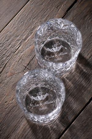 Engraved Renmore Whiskey Glass Set of 4