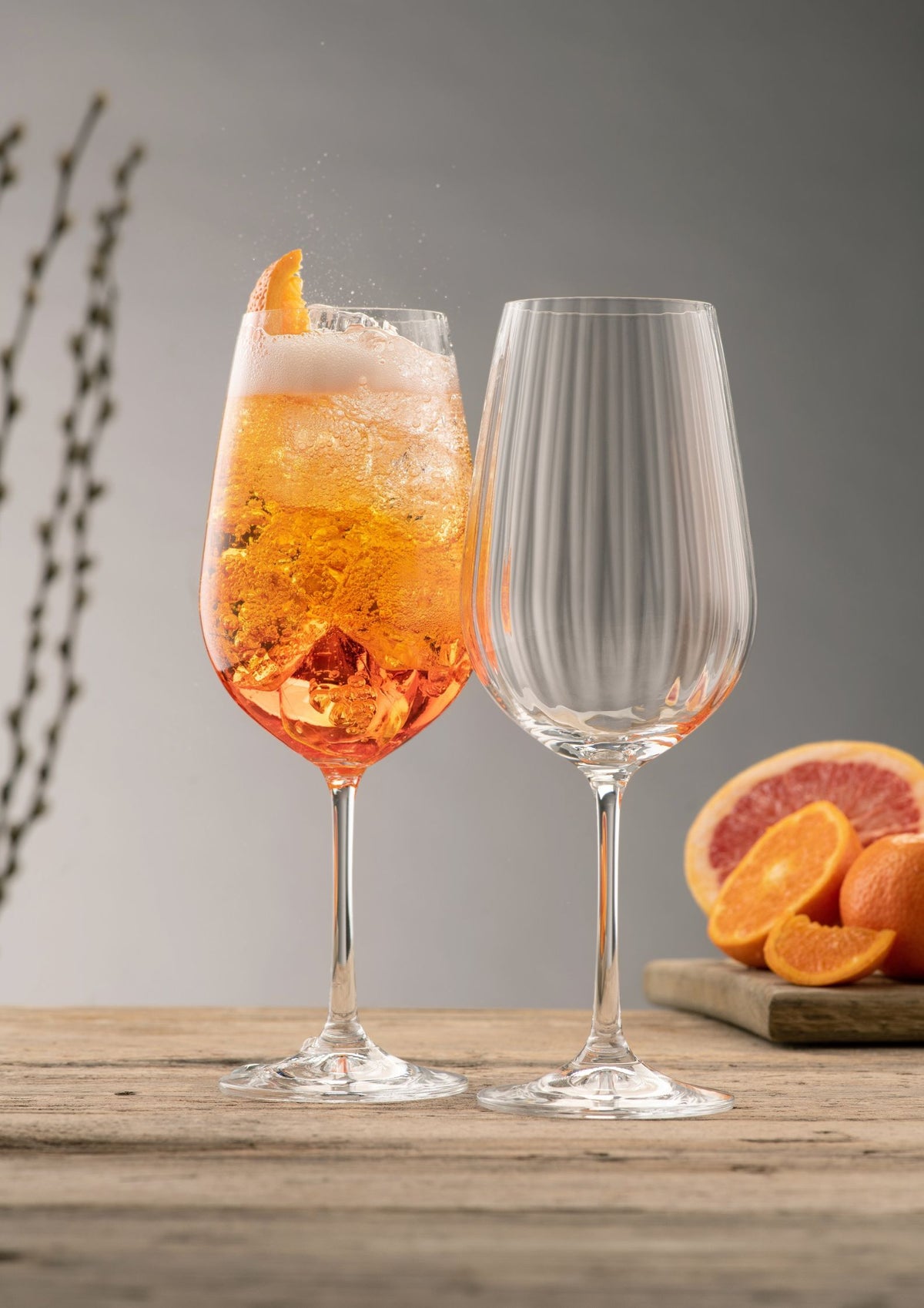 Erne Spritz Glass Pair