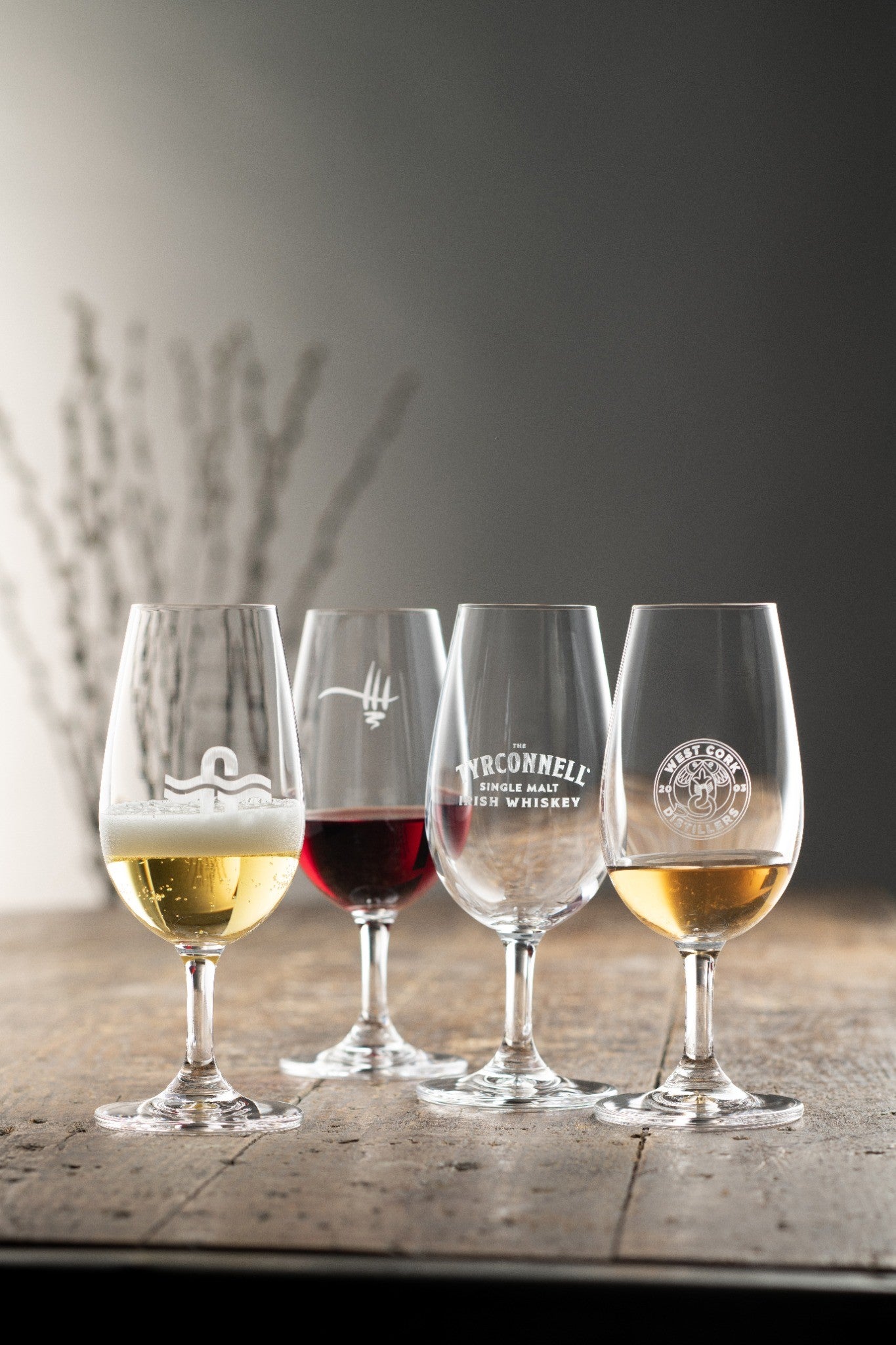 Engraved Elegance Stemmed Tasting Glass *Pair*