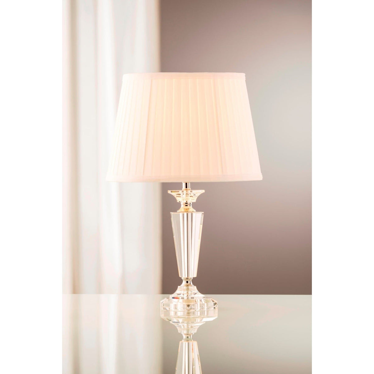 Sofia Lamp & Shade IRE/UK Fittings - Galway Irish Crystal