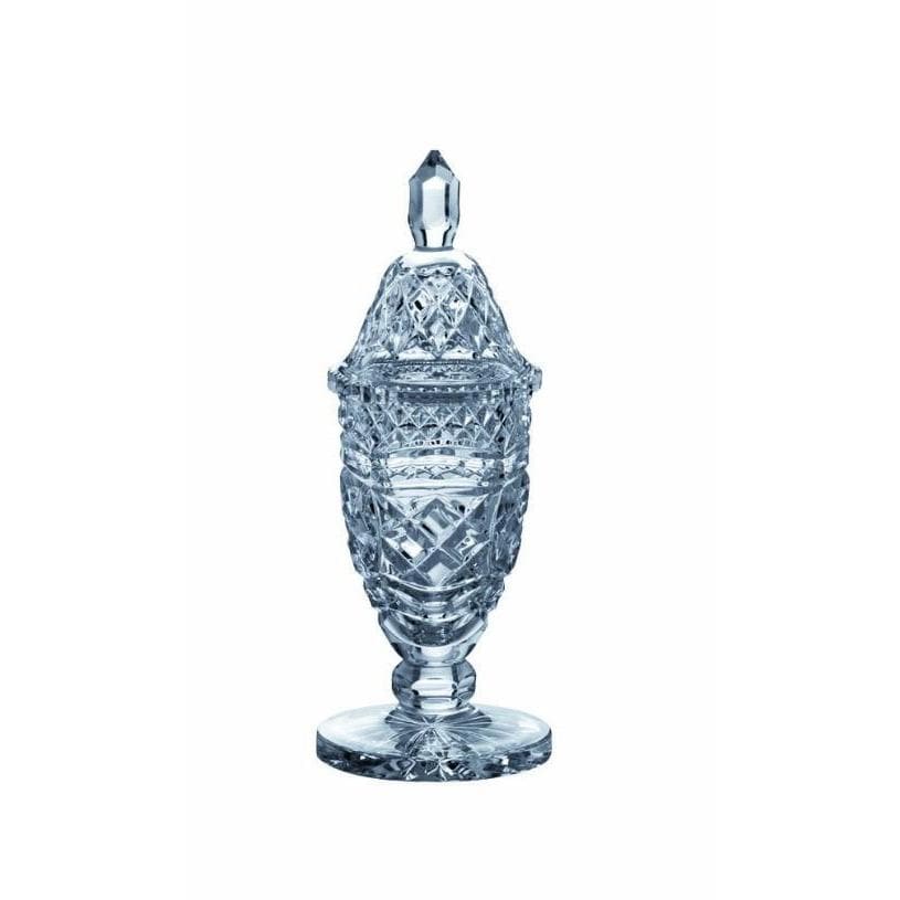 Engraved 10" Footed Sports Trophy & Lid - Galway Irish Crystal