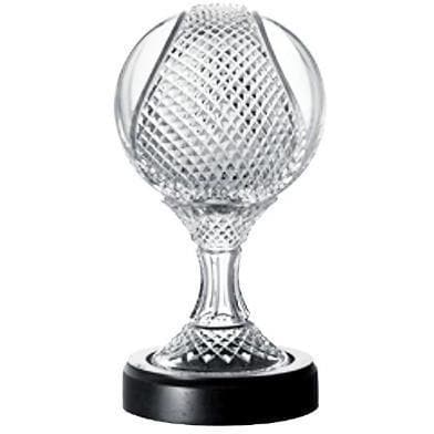 Engraved 6" Sliothar Trophy - Galway Irish Crystal