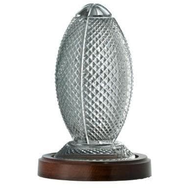 Engraved Rugby Ball /American Football - Galway Irish Crystal