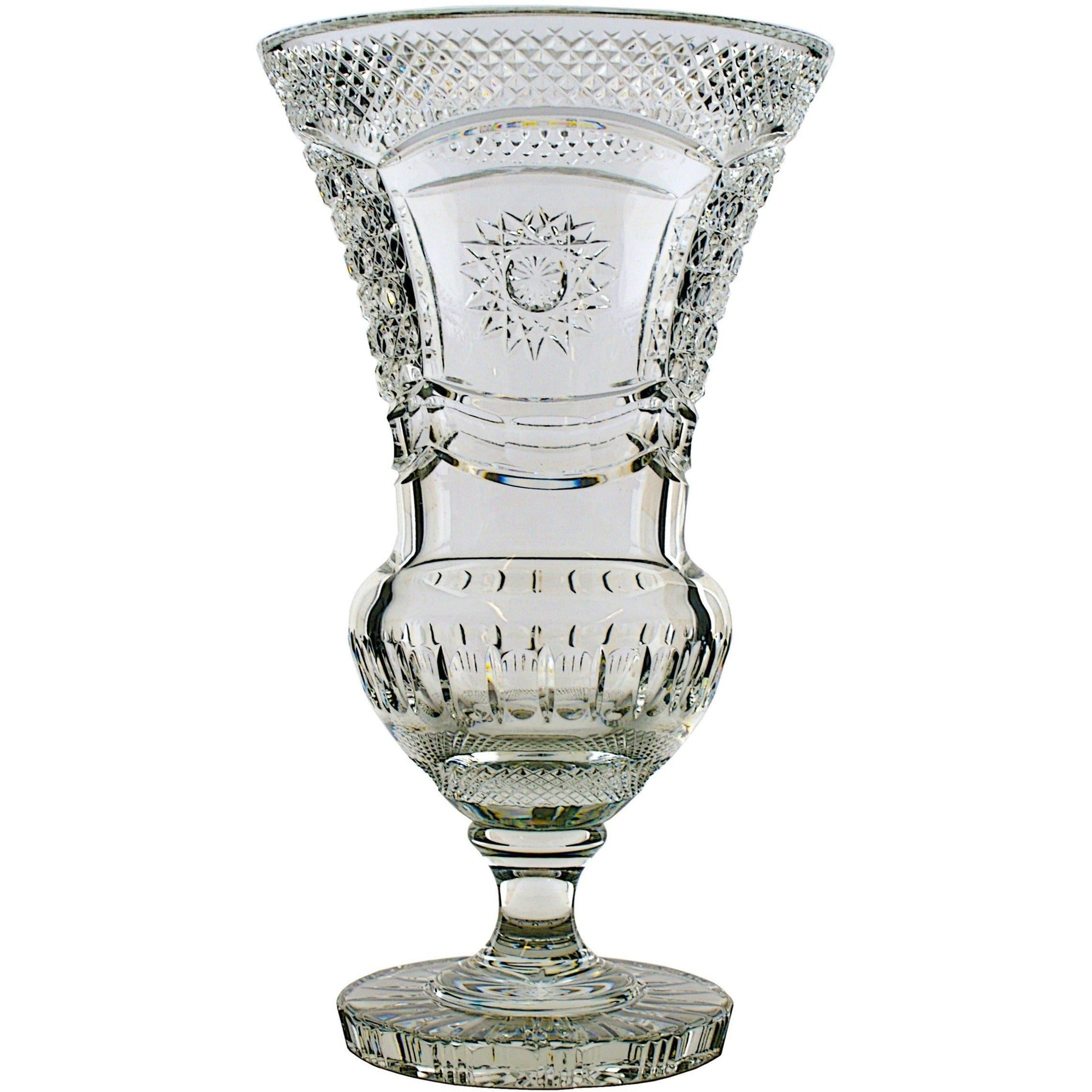 Engraved 12" Footed Centre Piece - Galway Irish Crystal