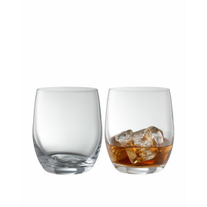 Engraved Elegance Tumbler Glass Pair - Galway Irish Crystal