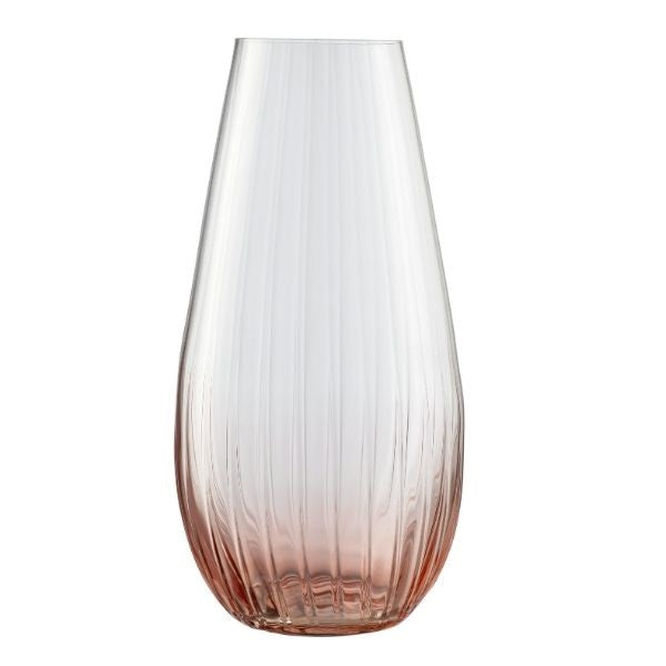 Erne 12" Vase Blush - Galway Irish Crystal