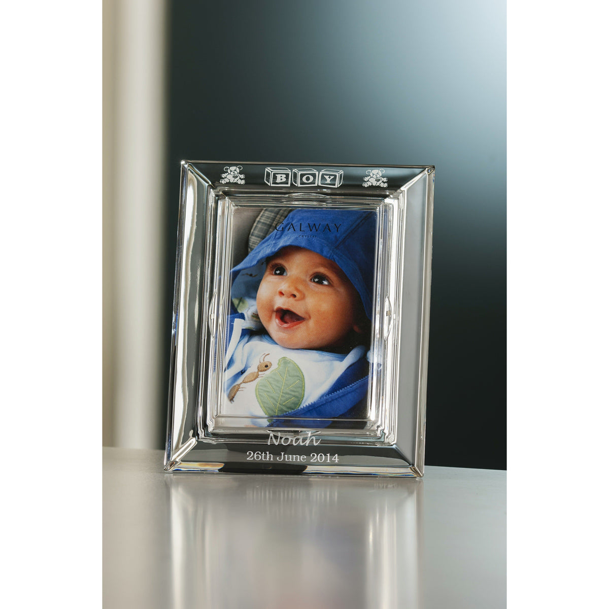 Engraved Occasions 5 x 7 Frame Galway Irish Crystal