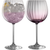 Erne Gin and Tonic Glass Pair Amethyst - Galway Irish Crystal