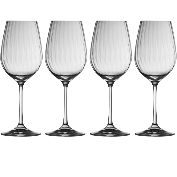 Engraved Erne Wine Set of 4 - Galway Irish Crystal