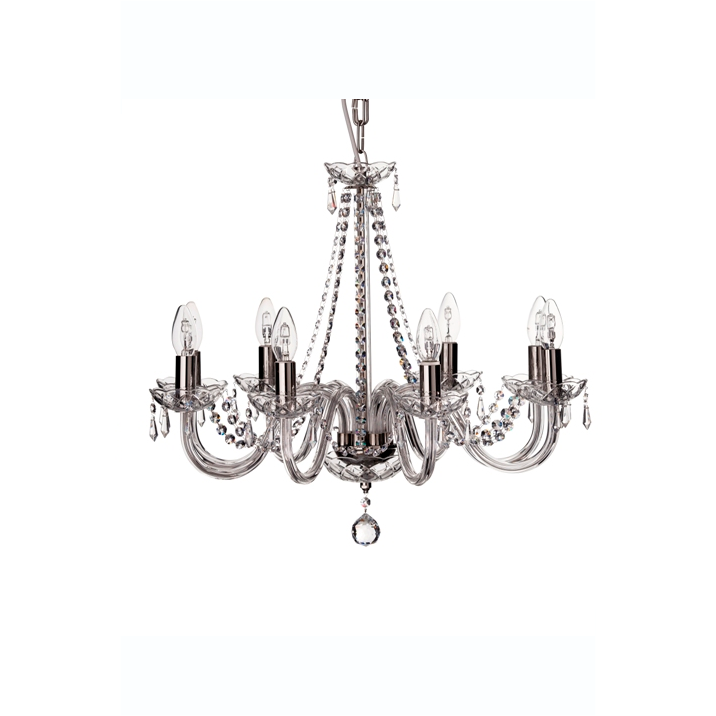 Cashel 8 Arm Chandelier - Galway Irish Crystal