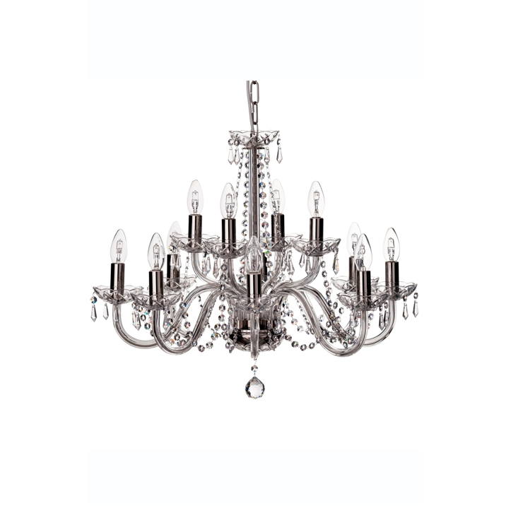 Cashel 12 Arm Chandelier - Galway Irish Crystal