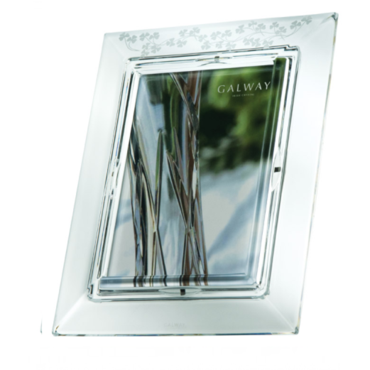 Shamrock 5 x 7 Frame - Galway Irish Crystal