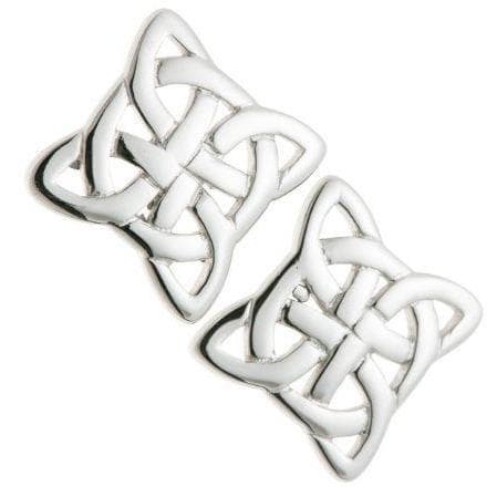 Silver earrings celtic design on sale