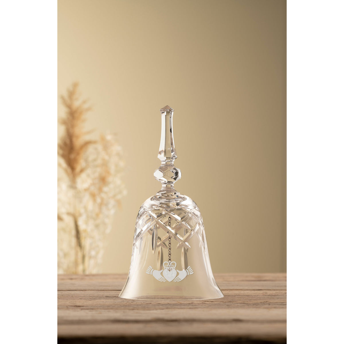 Claddagh Make Up Bell - Galway Irish Crystal