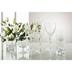 Engraved Longford Whiskey Glass Pair - Galway Irish Crystal
