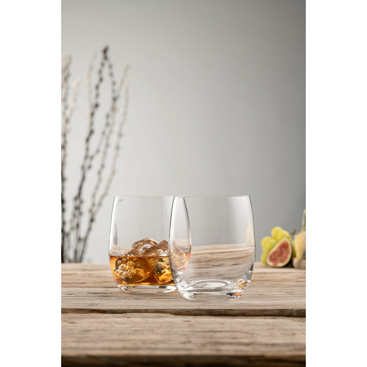 Engraved Elegance Tumbler Glass Pair - Galway Irish Crystal