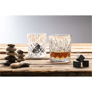 Engraved Renmore Whiskey Glass Pair - Galway Irish Crystal
