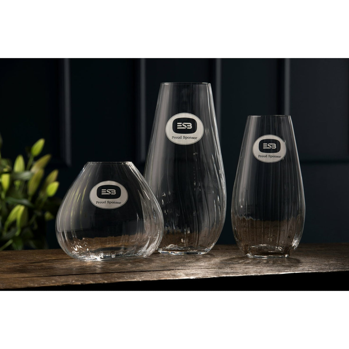 Erne 12" Vase Engraved - Galway Irish Crystal