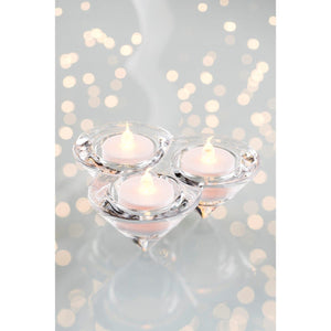 Trio Votive (LED Tealights) - Galway Irish Crystal