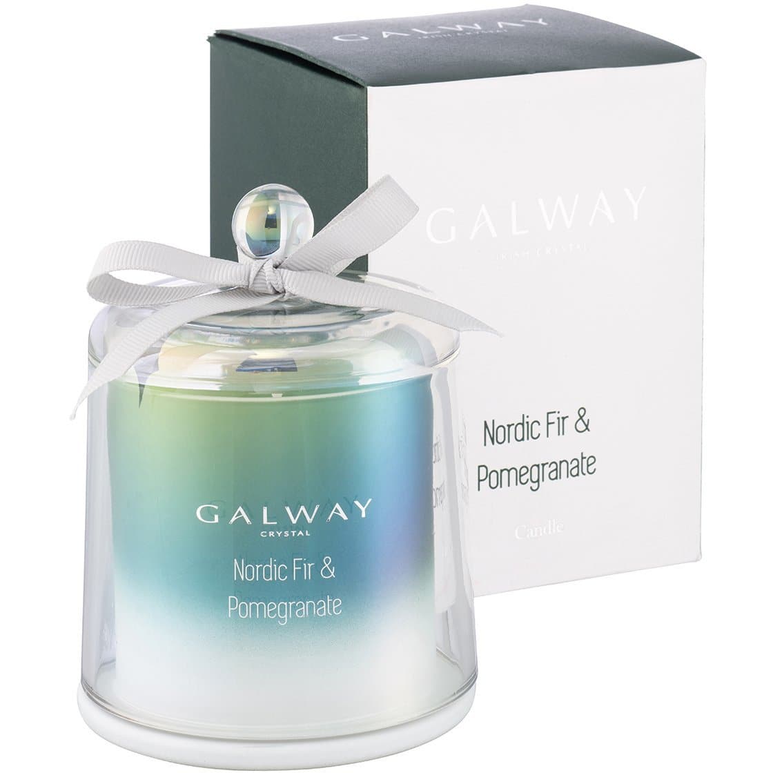 Nordic Fir & Pomegranate Bell Jar Candle - Galway Irish Crystal