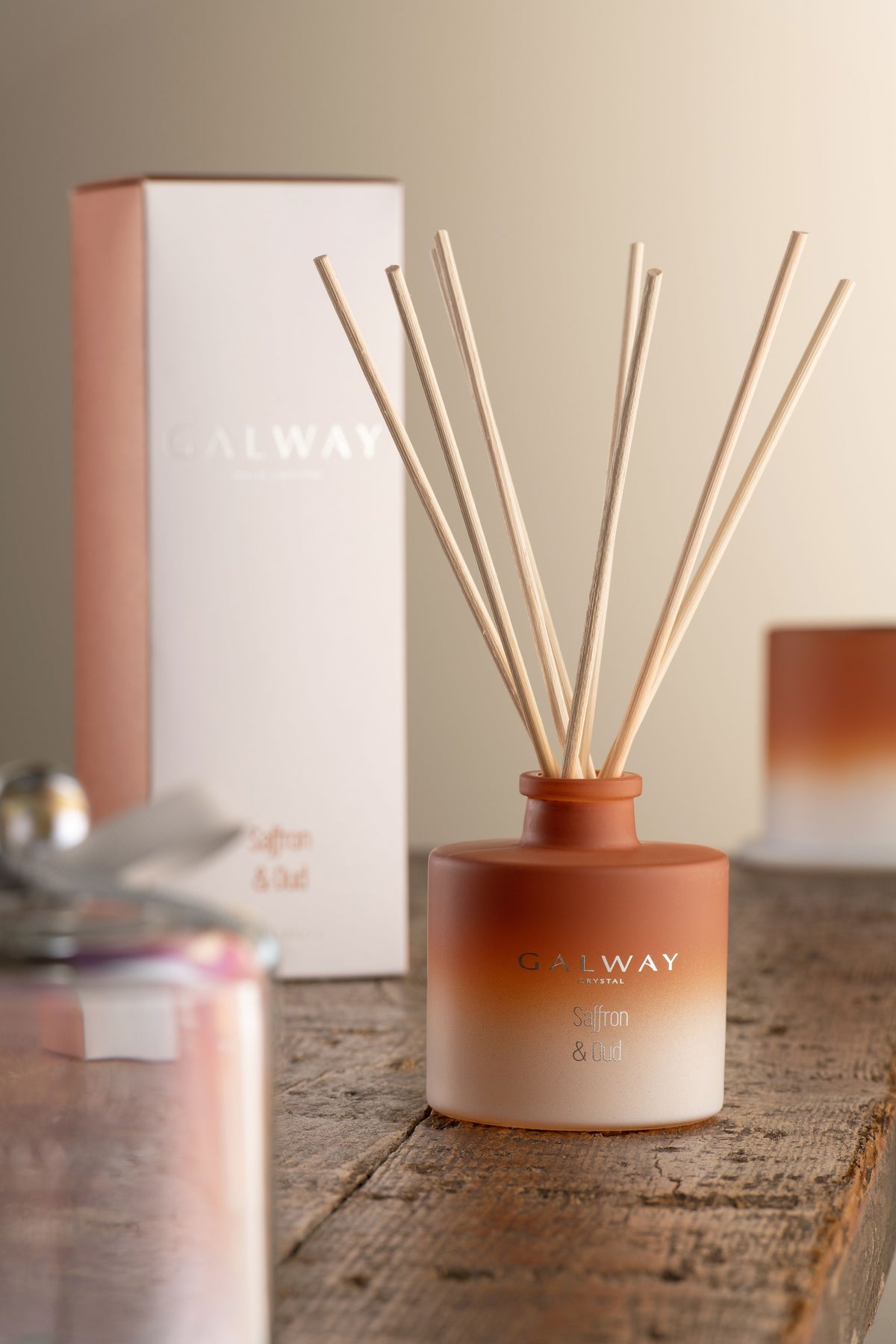 Saffron & Oud Diffuser - Galway Irish Crystal