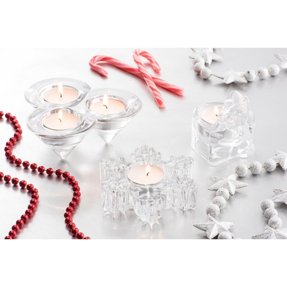 Snowflake Votive (LED Tealight) - Galway Irish Crystal