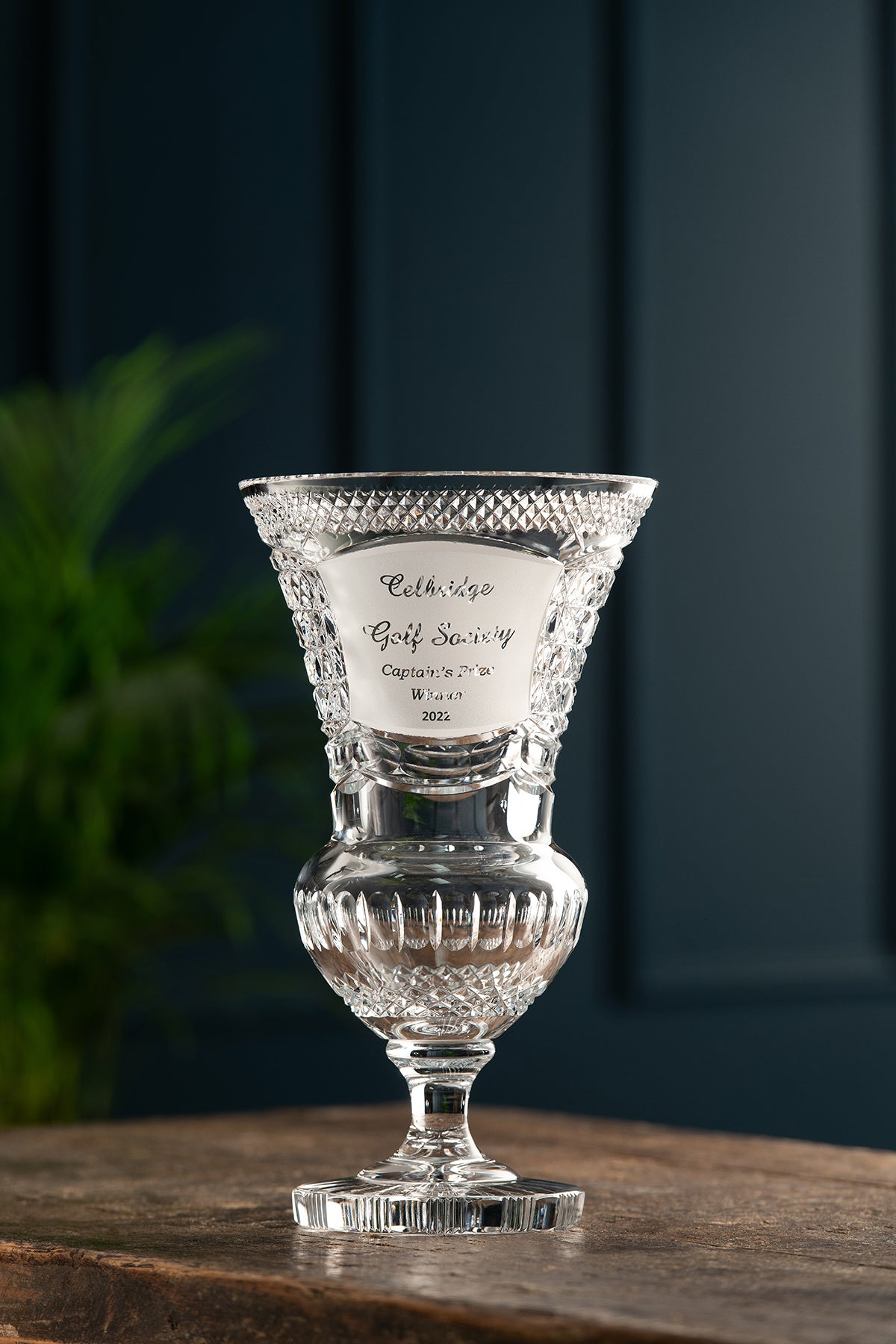 Engraved 12" Footed Centre Piece