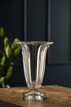 Engraved Medium Footed Masterpiece Vase