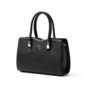 Top Handle Bag - Black - Galway Irish Crystal