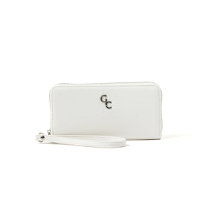Ladies Wallet - White - Galway Irish Crystal
