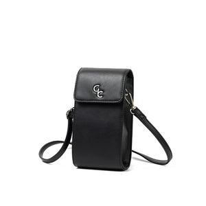 Mini Cross Body Bag - Black - Galway Irish Crystal