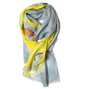 Lily Pads Merino Wool Scarf - Galway Irish Crystal