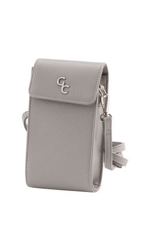 dove grey small crossbody bag