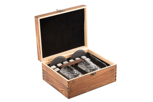 Renmore Wooden Boxed Whiskey Gift Set