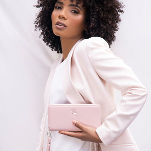 Women's Leather Wallet in Pink