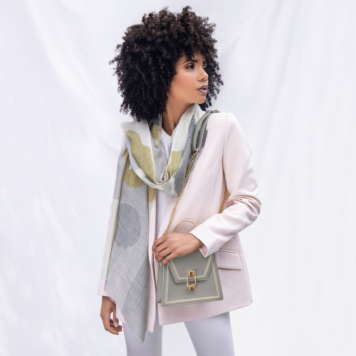 Top Handle Bag Green