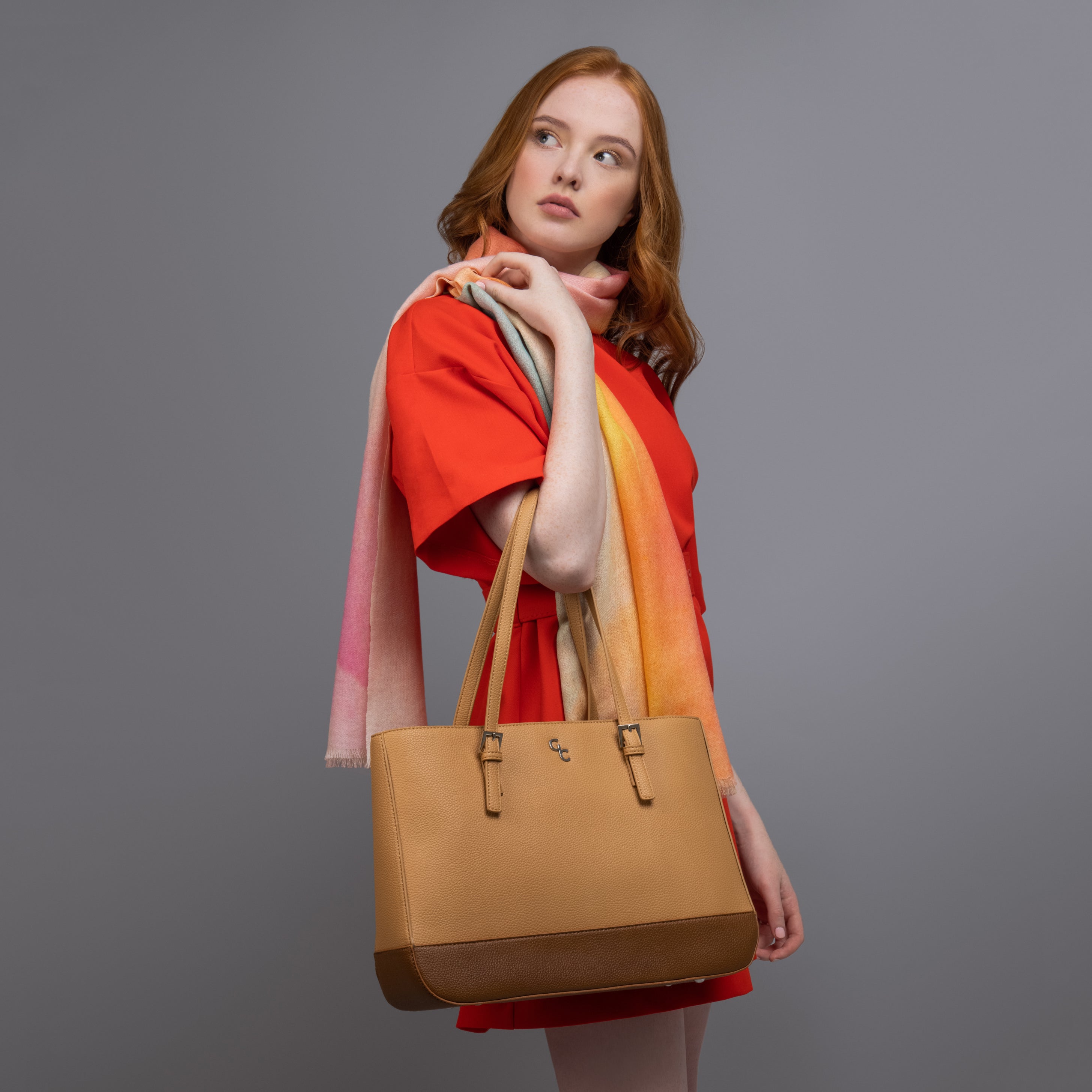 Large tan tote clearance