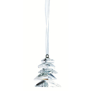 Modern Christmas Tree Hanging Ornament - Galway Irish Crystal
