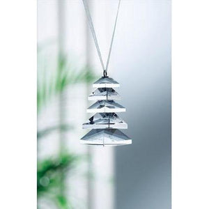 Modern Christmas Tree Hanging Ornament - Galway Irish Crystal