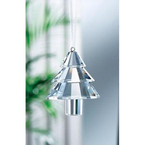 Traditional Christmas Tree Hanging Ornament - Galway Irish Crystal