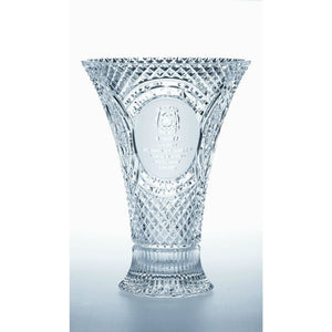 Engraved 14" Waisted Vase - Galway Irish Crystal