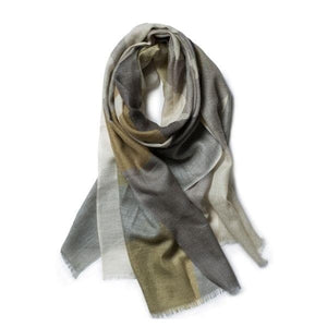 Olive & Stone Merino Wool Scarf - Galway Irish Crystal