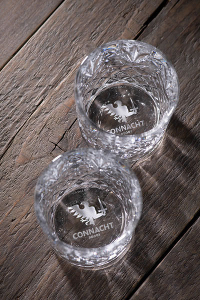 Engraved Renmore Whiskey Glass Pair
