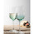 Erne Wine Glass Pair Aqua - Galway Irish Crystal