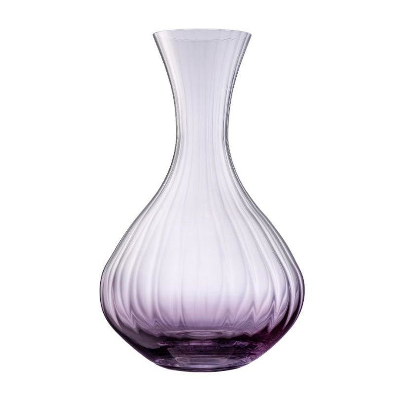 Engraved Erne Carafe Amethyst - Galway Irish Crystal