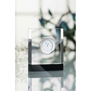 Deco Rectangular Clock 4.5" - Galway Irish Crystal