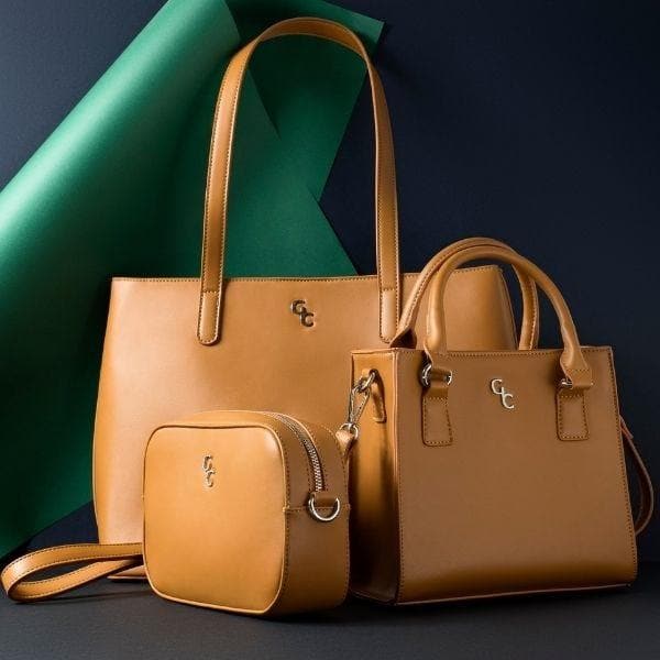 Cross Body Bag - Tan - Galway Irish Crystal