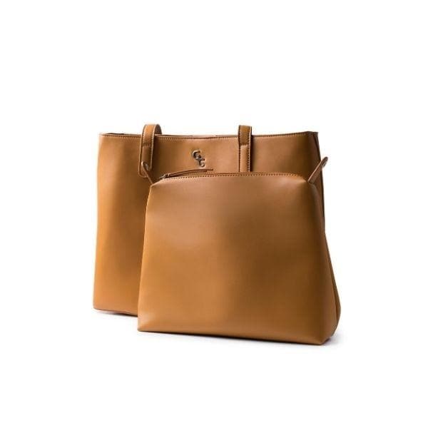 Large Tote Bag - Tan - Galway Irish Crystal